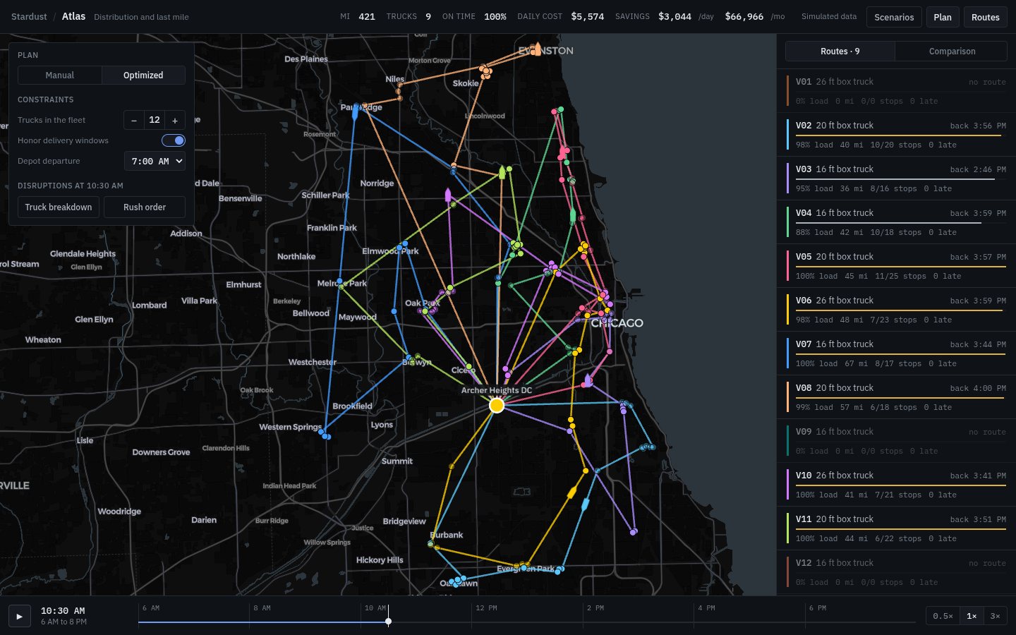 Screenshot of the Atlas demo