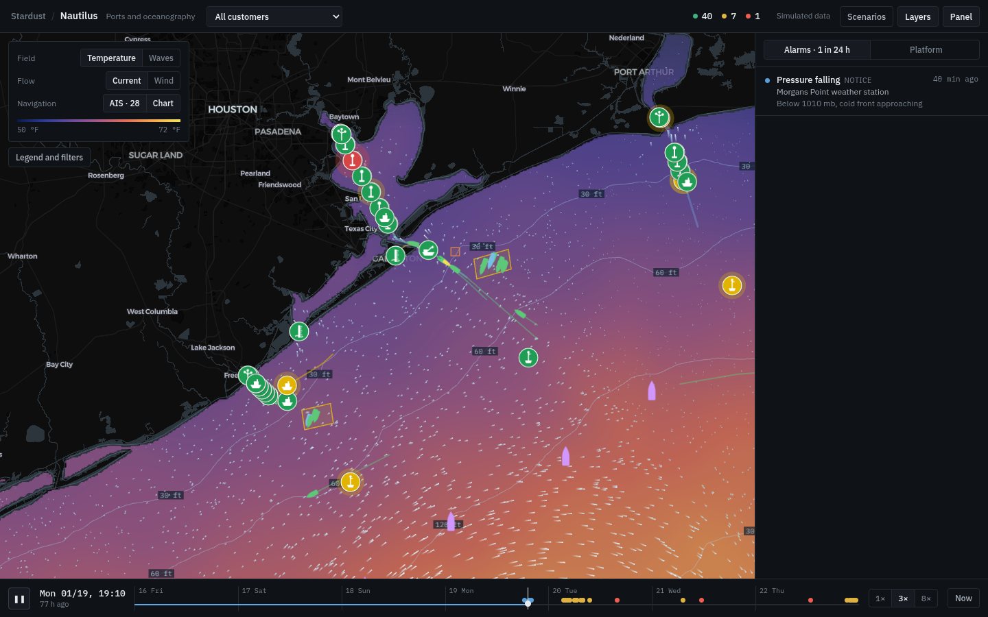 Screenshot of the Nautilus demo